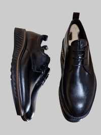 Оригінал. Туфлі Ecco Shoes ST1 Hybrid Black Mens Shoes Elegant Loafers