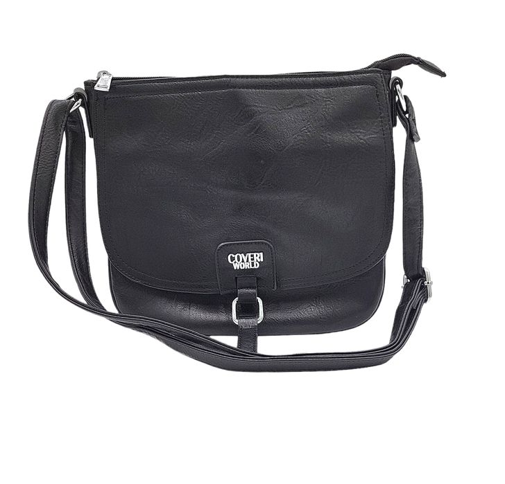 Torebka damska listonoszka czarna