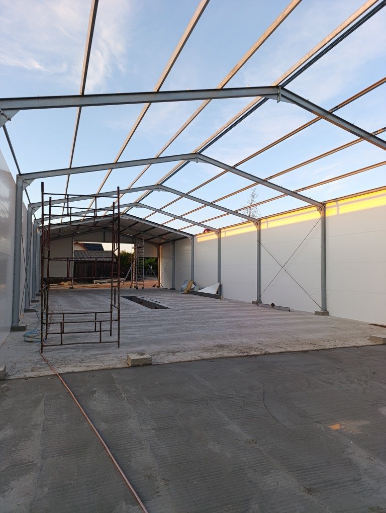 Hala stalowa 12x20 konstrukcja 10x24 moduł słup dzwigar