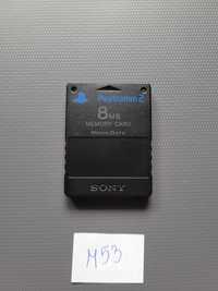 Oryginalna karta pamięci Sony PlayStation 2 PS2 SCPH-10020 Black