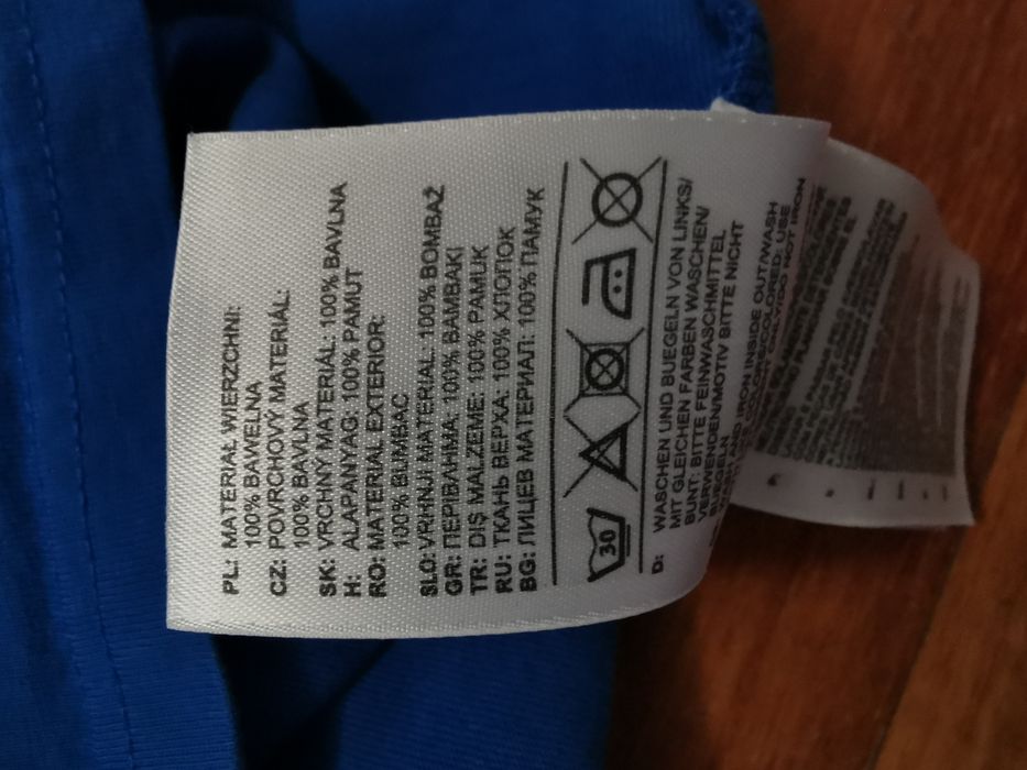 Koszulka niebieska Adidas rozmiar S