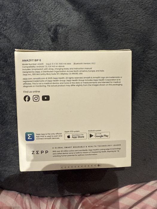 smartwatch Amazfit Bip 6