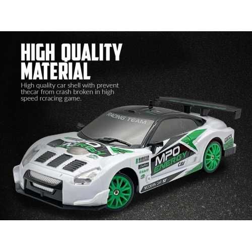Racent model samochodu Drift King biały 1/24 4wd - silnik szczotkowy
