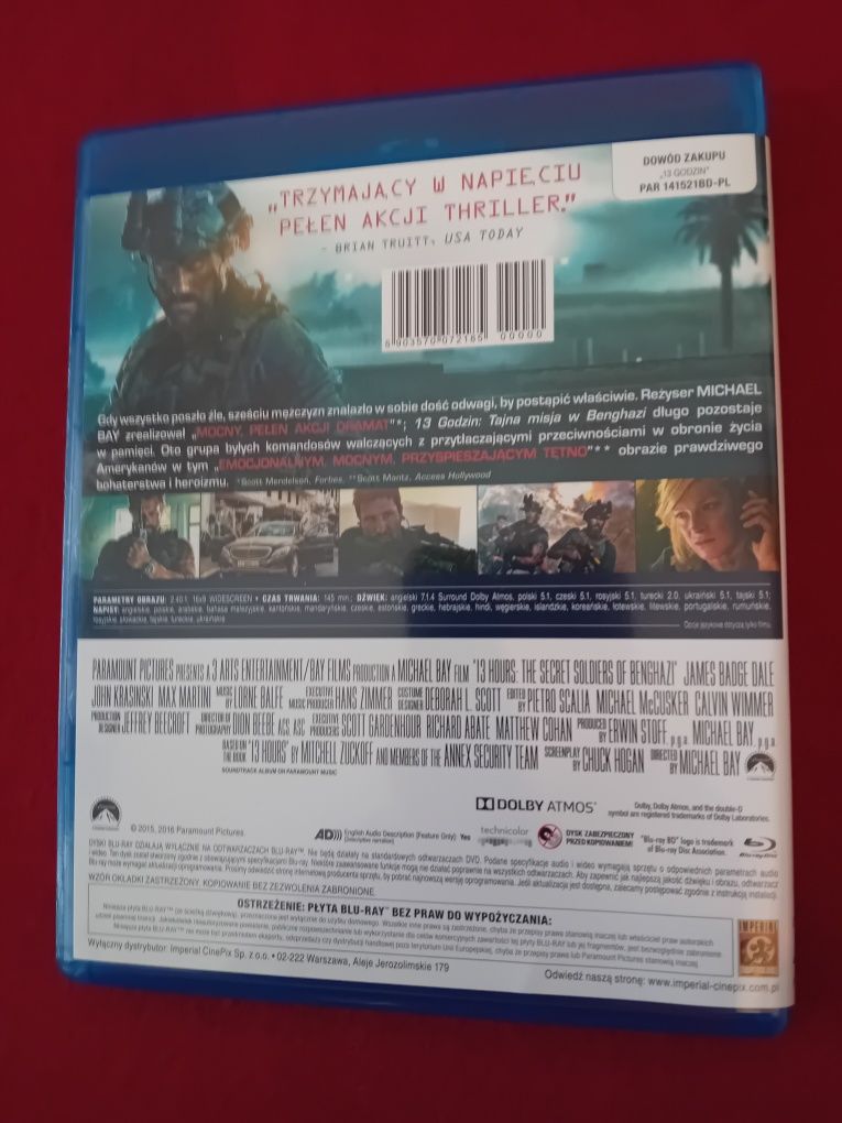 13 Godzin: Tajna Misja W Bengazi [Blu-Ray]