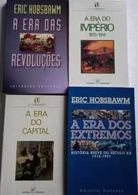 4 livros "As Eras" de Eric Hobsbawm