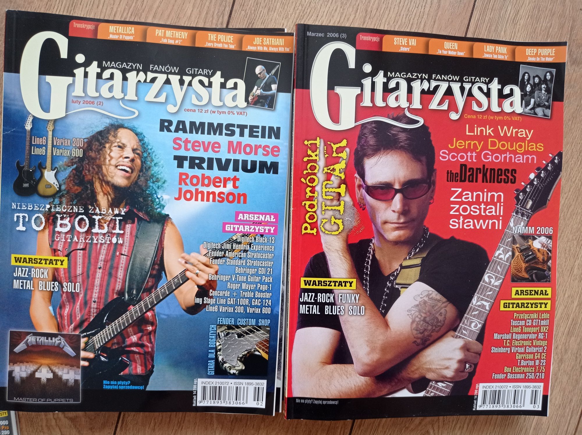 Gitarzysta - magazyn fanów gitary. Cały 2006r