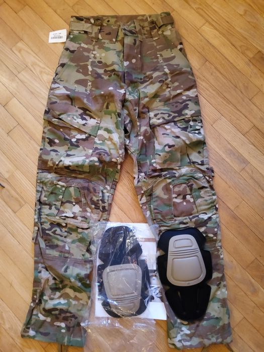 Вогнестійкі армійські бойові штани  Multicam   + коліна
