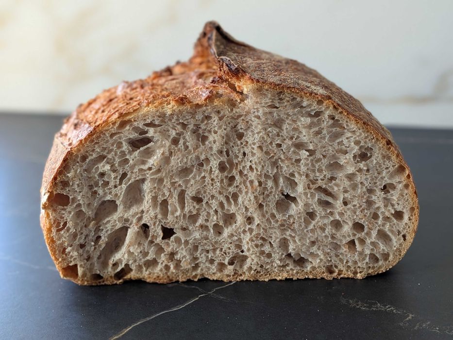 Domowy chleb orkiszowy na naturalnym zakwasie żytnim 1200g