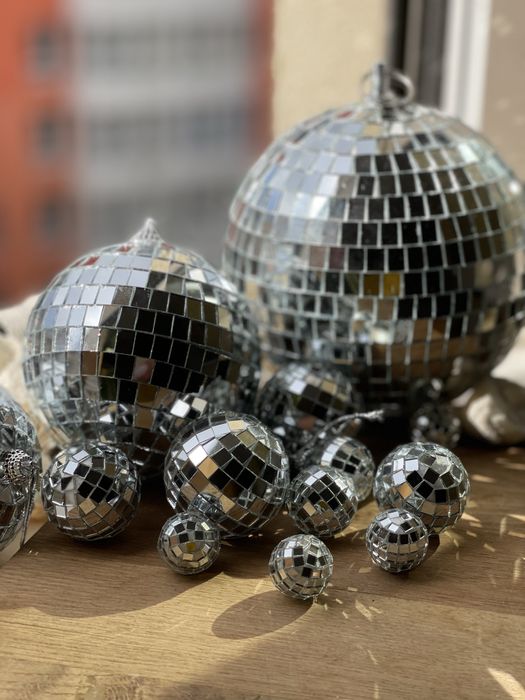 Диско куля 50 см, диско шар, дзеркальна куля лед