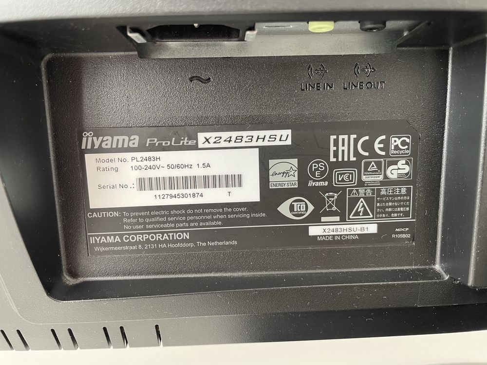 Monitor Iiyama X2483HSU ProLite