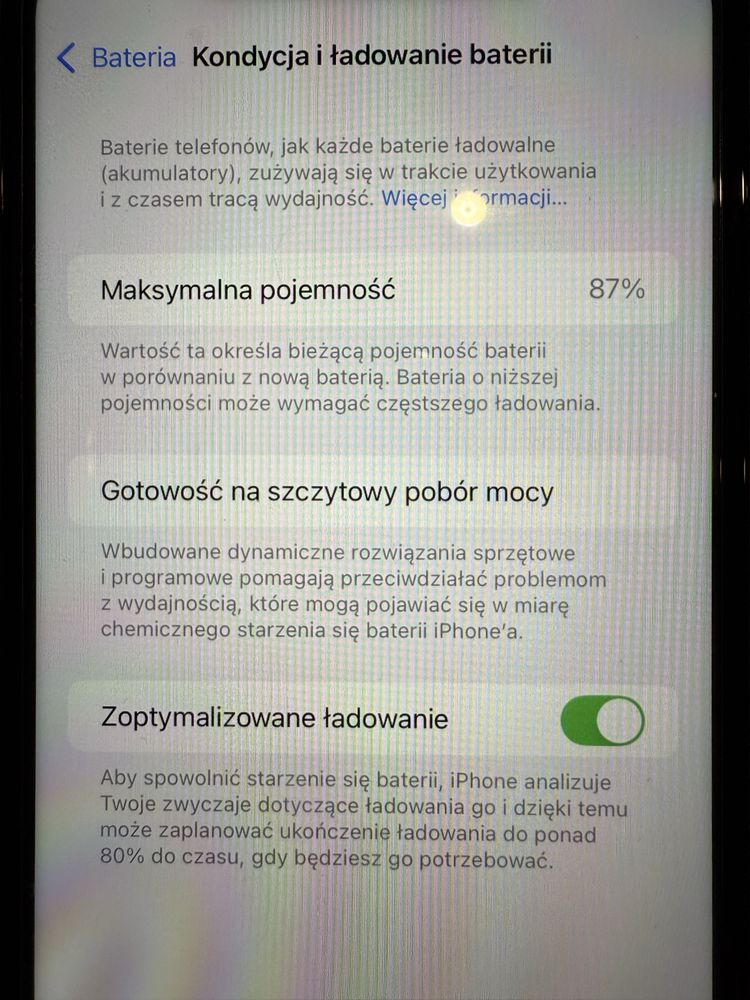 iPhone 11 fioletowy 64 GB + szkło + adapter