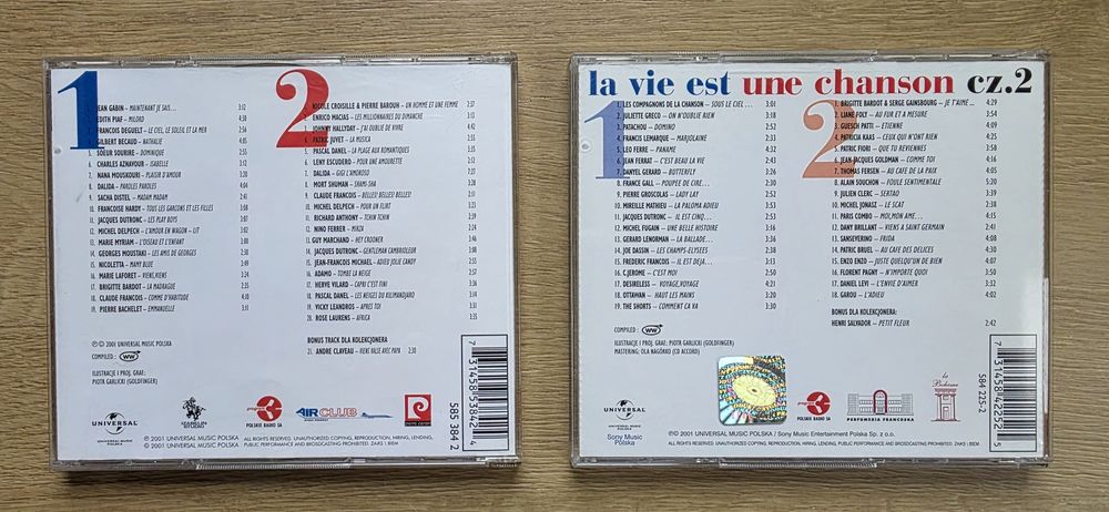 2 x 2CD La Vie Est Une Chancon - piosenka francuska / składanka