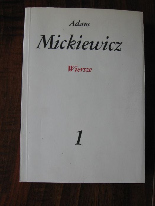 Mickiewicz. Dzieła poetyckie (cena za 4 tomy)