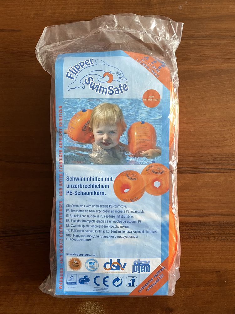 rękawki do pływania, z pianką, flipper, swimsafe