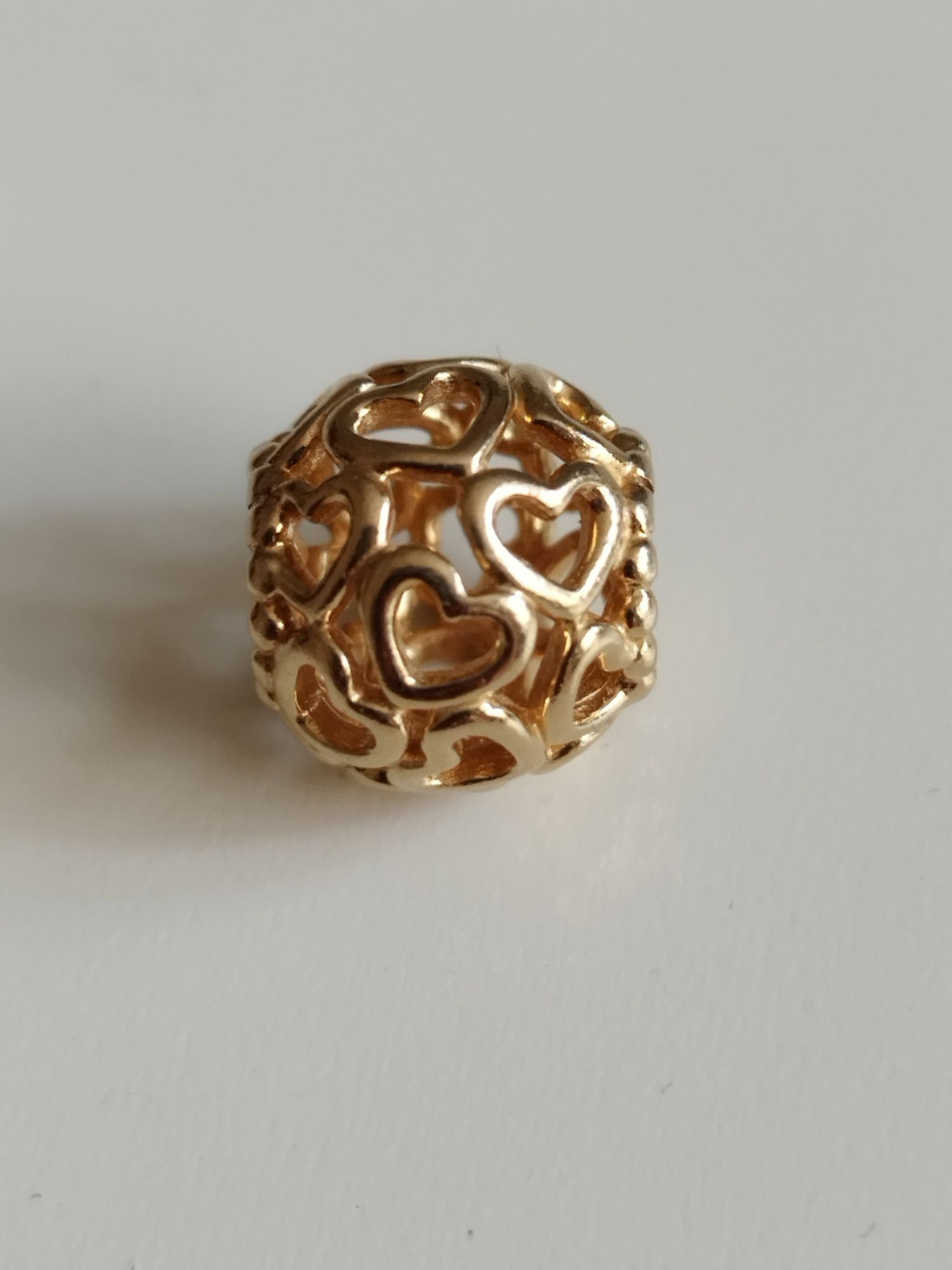 Złoty charms Pandora G585 złoto 14k