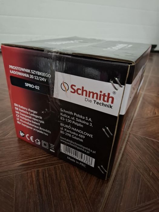 Prostownik ładowarka do akumulatorów schmith spro-02, 12-24v, 20-225ah