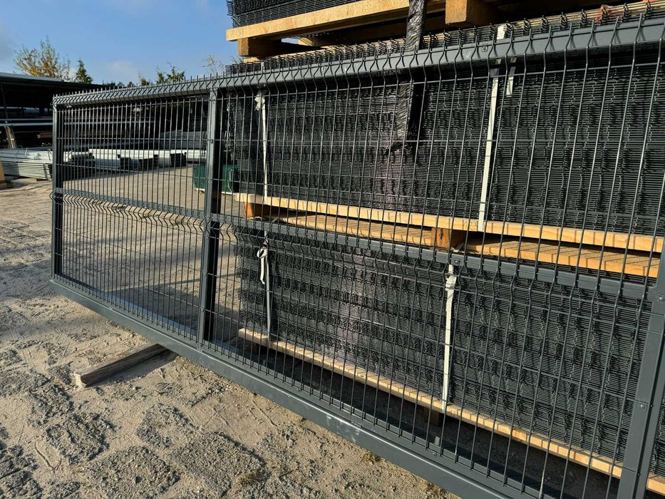 Brama Przesuwna Samonośna Panelowa 4,00 m x 1,50 m Grafit