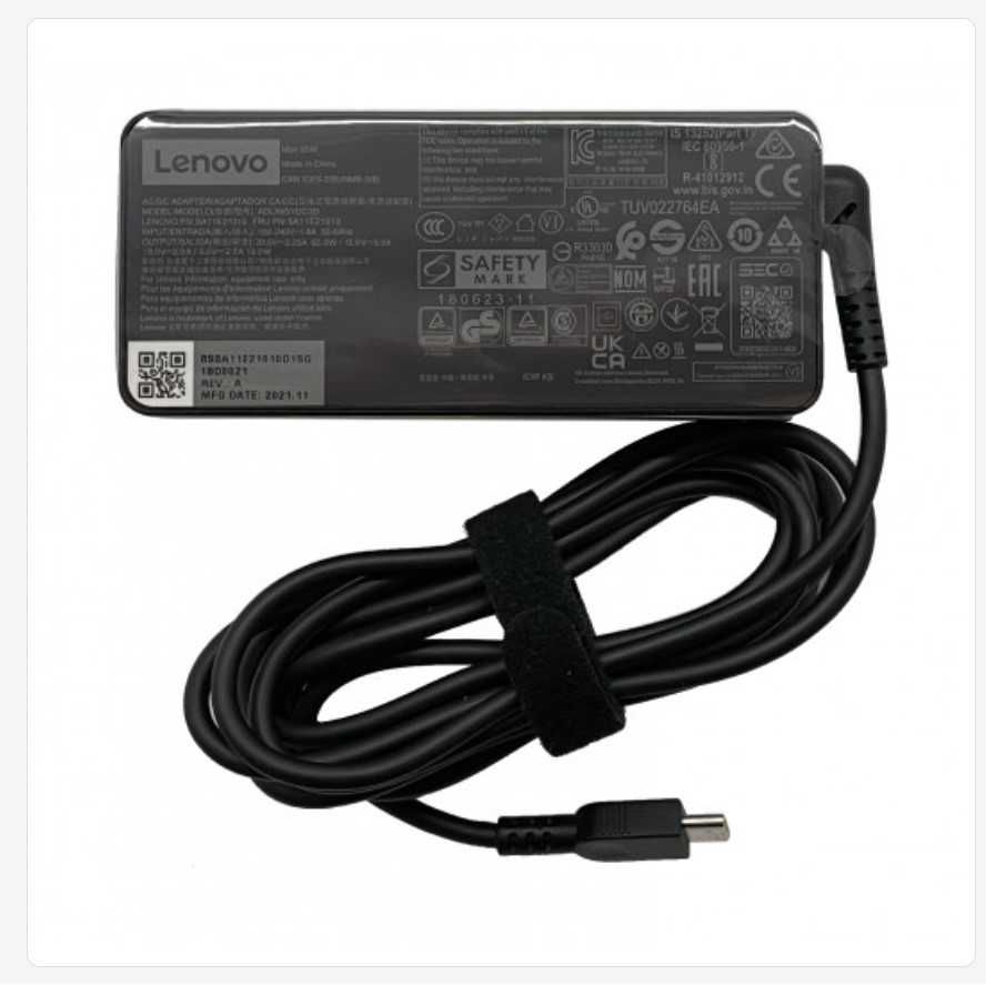 Oryginalny zasilacz Lenovo 65W USB-C (wiele laptopów]