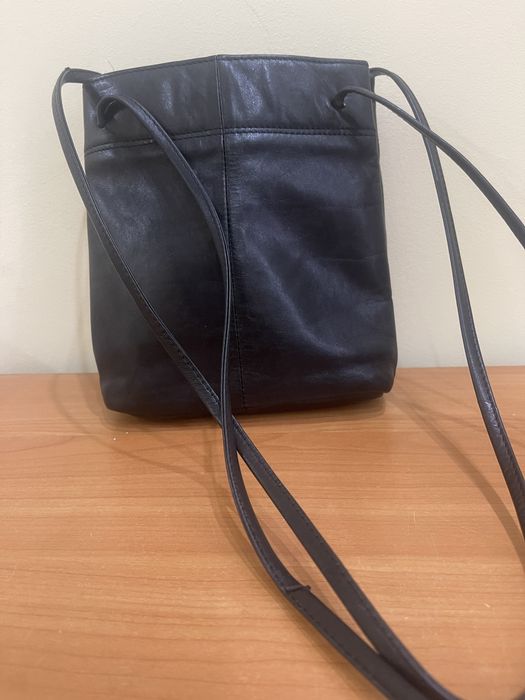 Кожаная сумочка вместительная