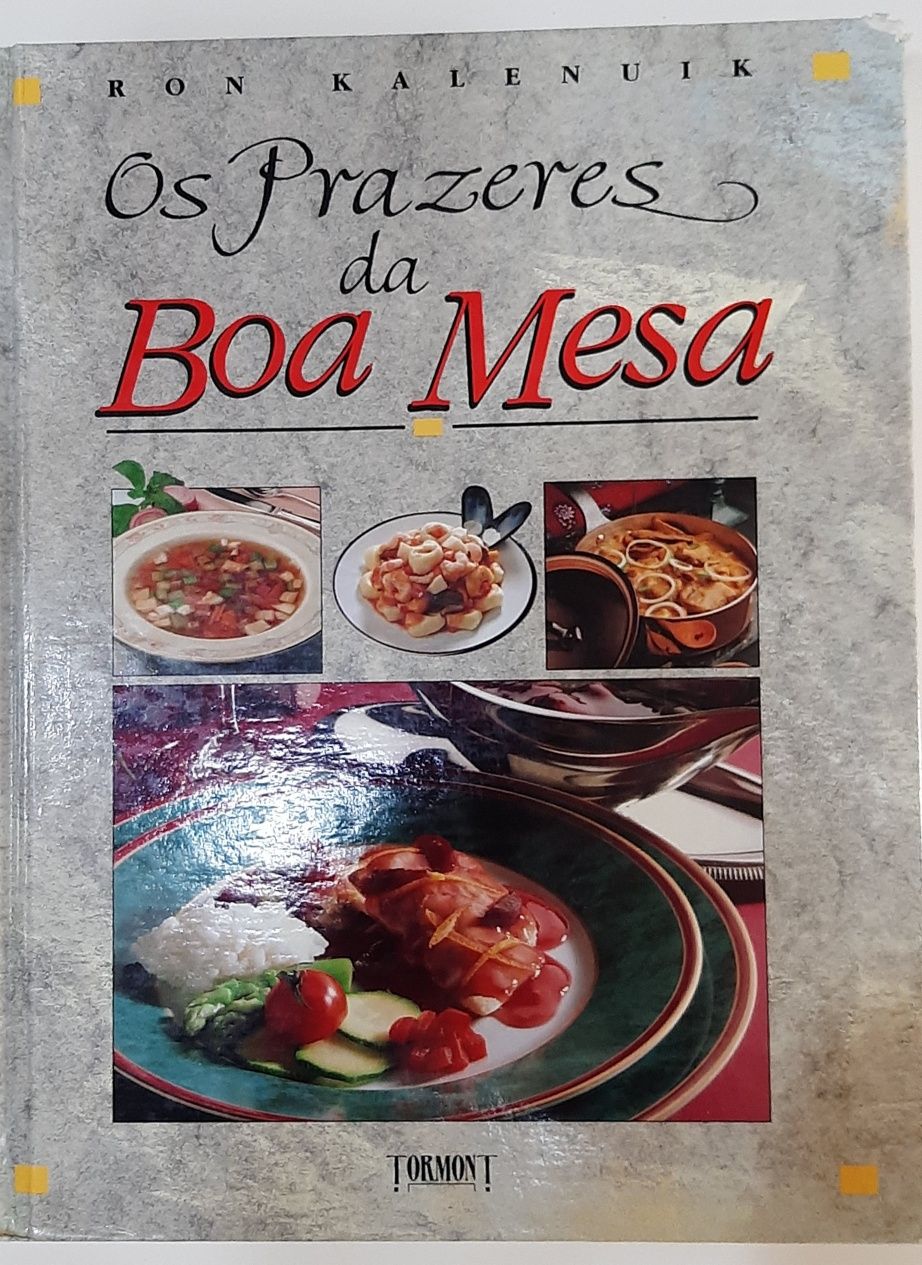 3 Livros de culinária