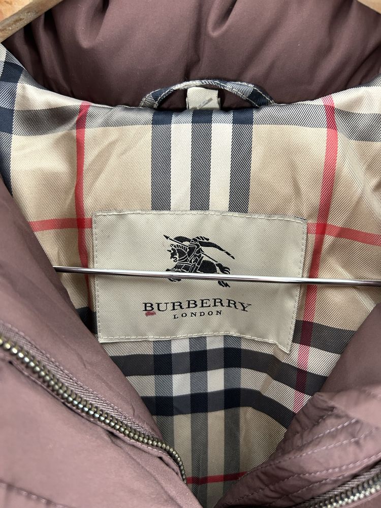 Куртка Burberry Пуховик Burberry London Женская Куртка Burberry
