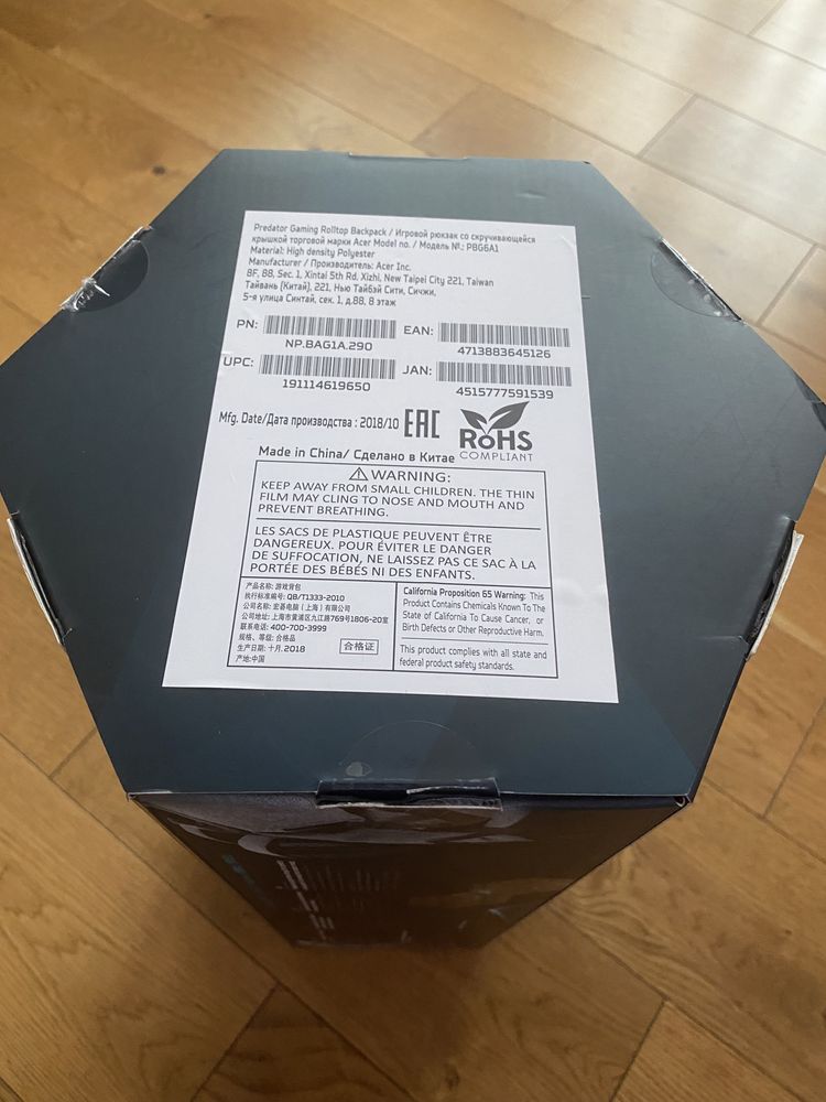 Plecak Acer Predator Gaming Rolltop