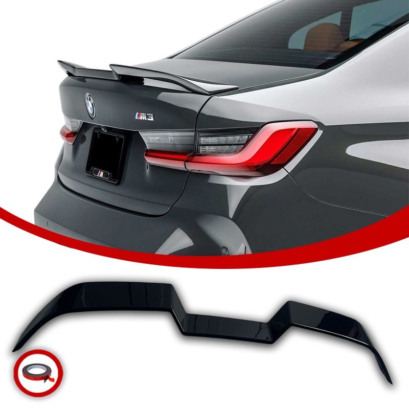 BMW G30 Lotka Spoiler Dokładka V Style Tylna Czarny Połysk