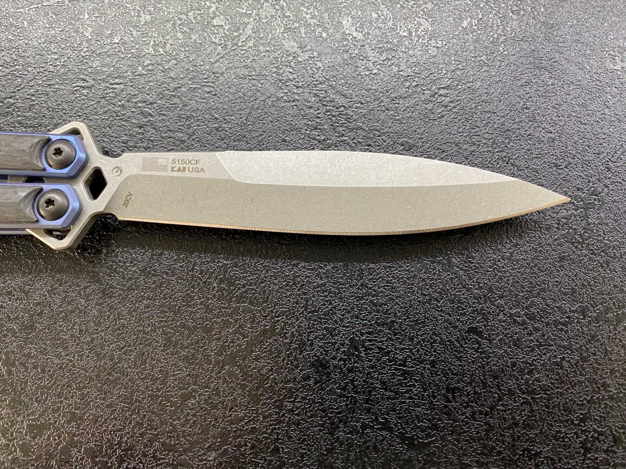 Метелик Kershaw Lucha Balisong 5150CF. CPM20CV, Carbon, Titanium. USA