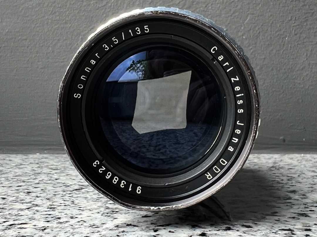 Carl Zeiss Jena DDR, Sonnar 3,5 / 135, przesłona w kształcie diamentu