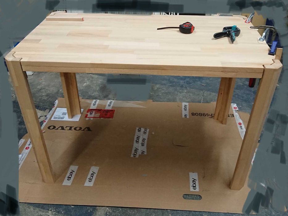 Secretária escritório madeira maciça design moderno presente