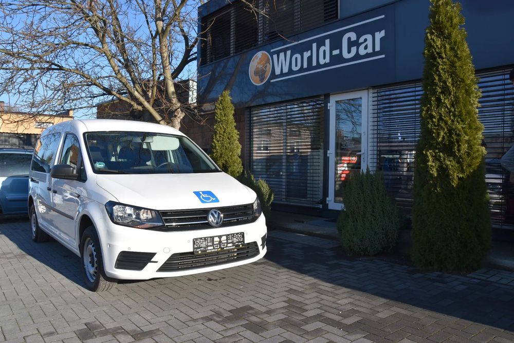Volkswagen Caddy Fv Vat,Czujniki, Caddy maxi do przewozu inwalidy , inwalida , rampa
