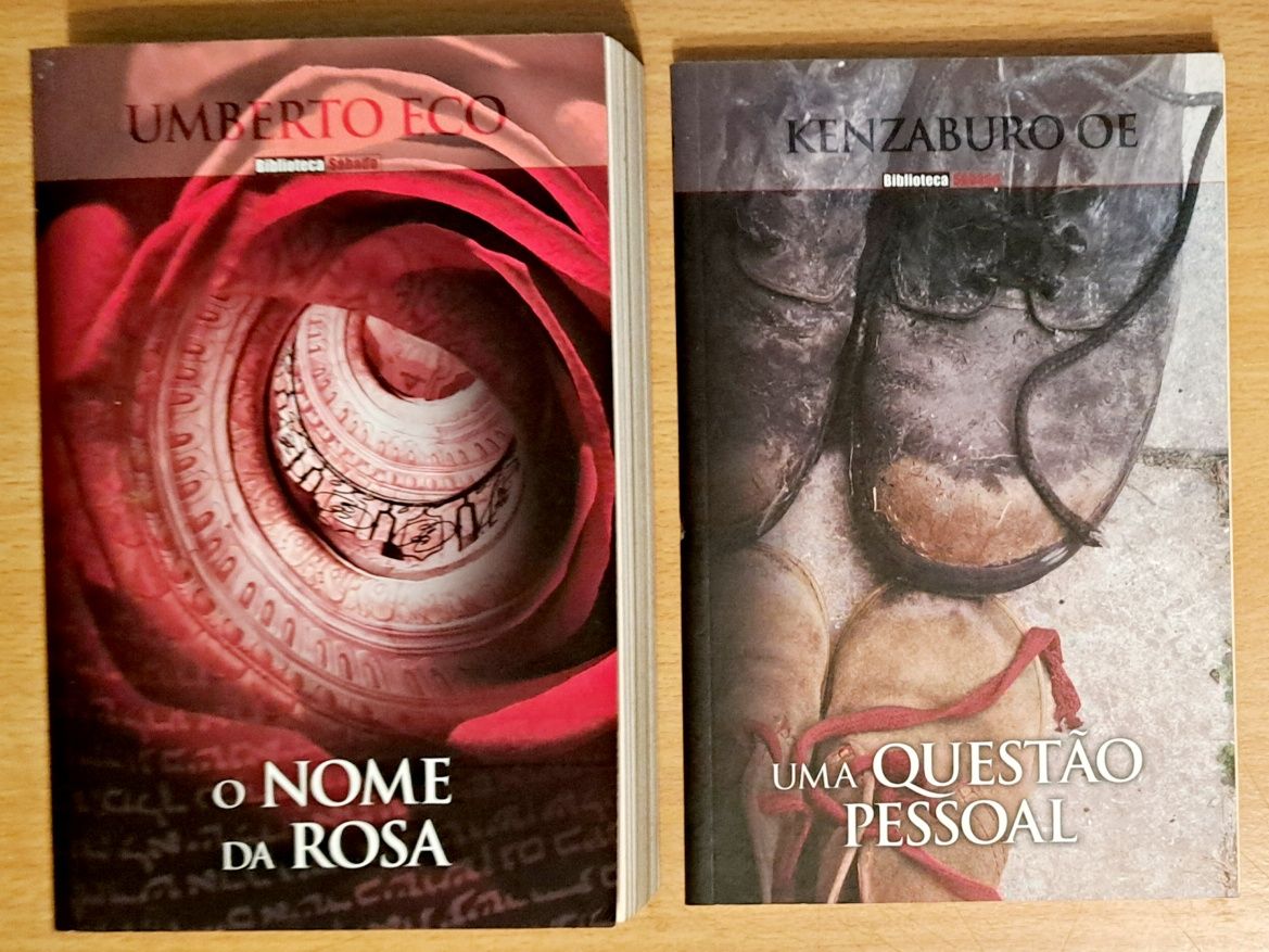 Lote de dois livros de romance