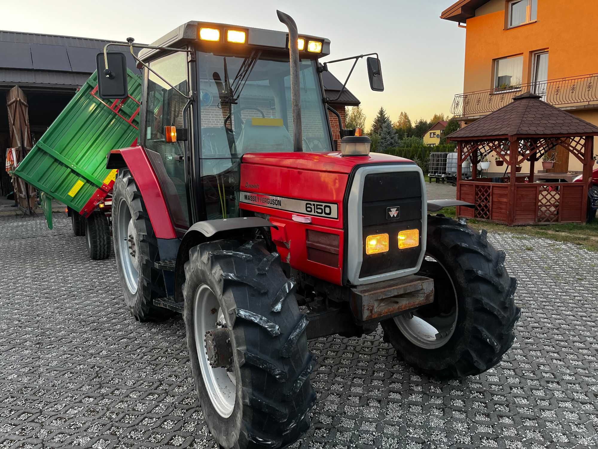 Massey Ferguson 6150 Dynashift 1997 Rok Perkins 95 km Oryginalny Stan