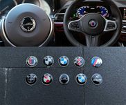 Эмблема на руль BMW ( 45 мм ) E34 E36 E38 E39 E46 X5 X6 X3 X1 E60 БМВ