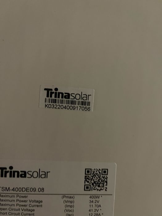 Nowy panel fotowoltaiczny TRINA 400W