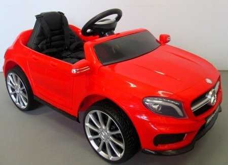 Mercedes GLA45 czerwony Miękkie koła Eva, miękki fotelik