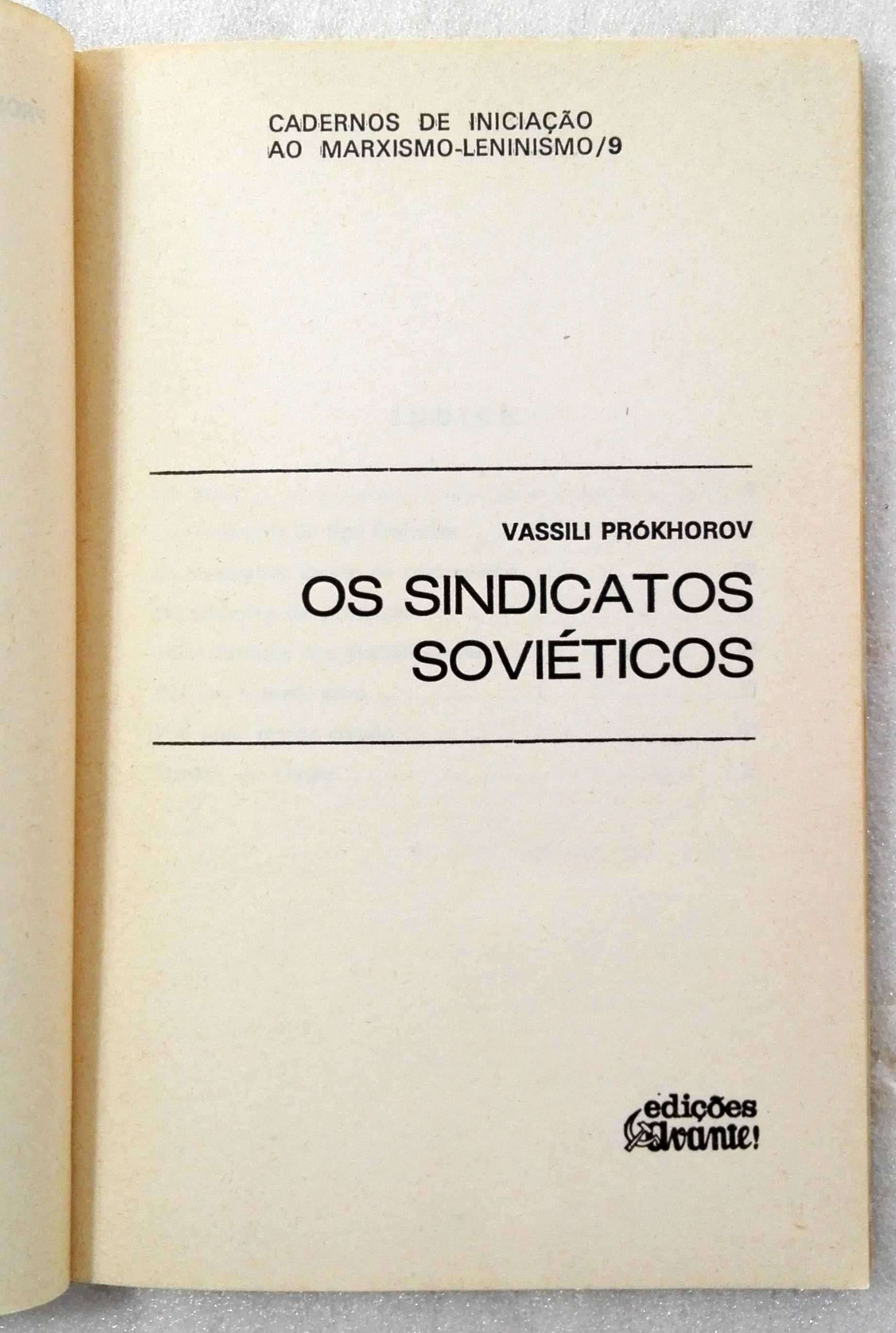 Caderno Os Sindicatos Soviéticos – nº9