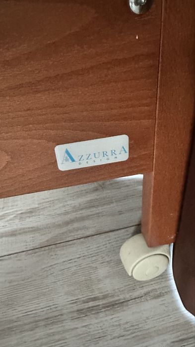 Дитяче дерев'яне ліжко  Аzzurra italia + ортопедечний матрас