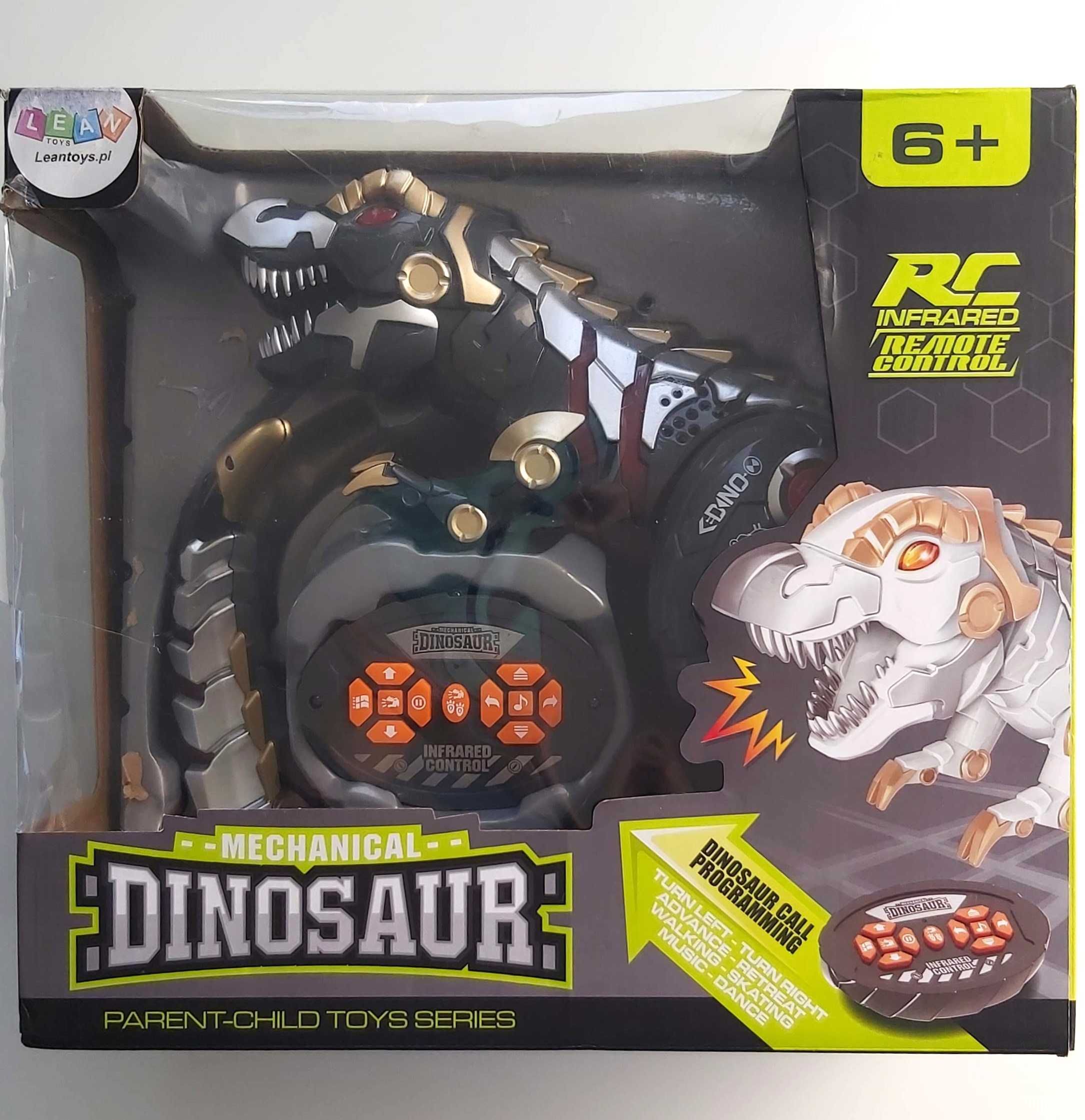 Robotyczny Dinozaur- z brakującym kablem do ładowania