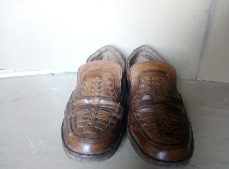 Мокасины туфли летние кожаные