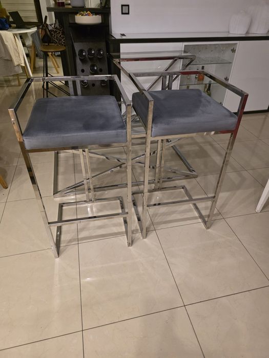 Hokery krzesła barowe 2 sztuki