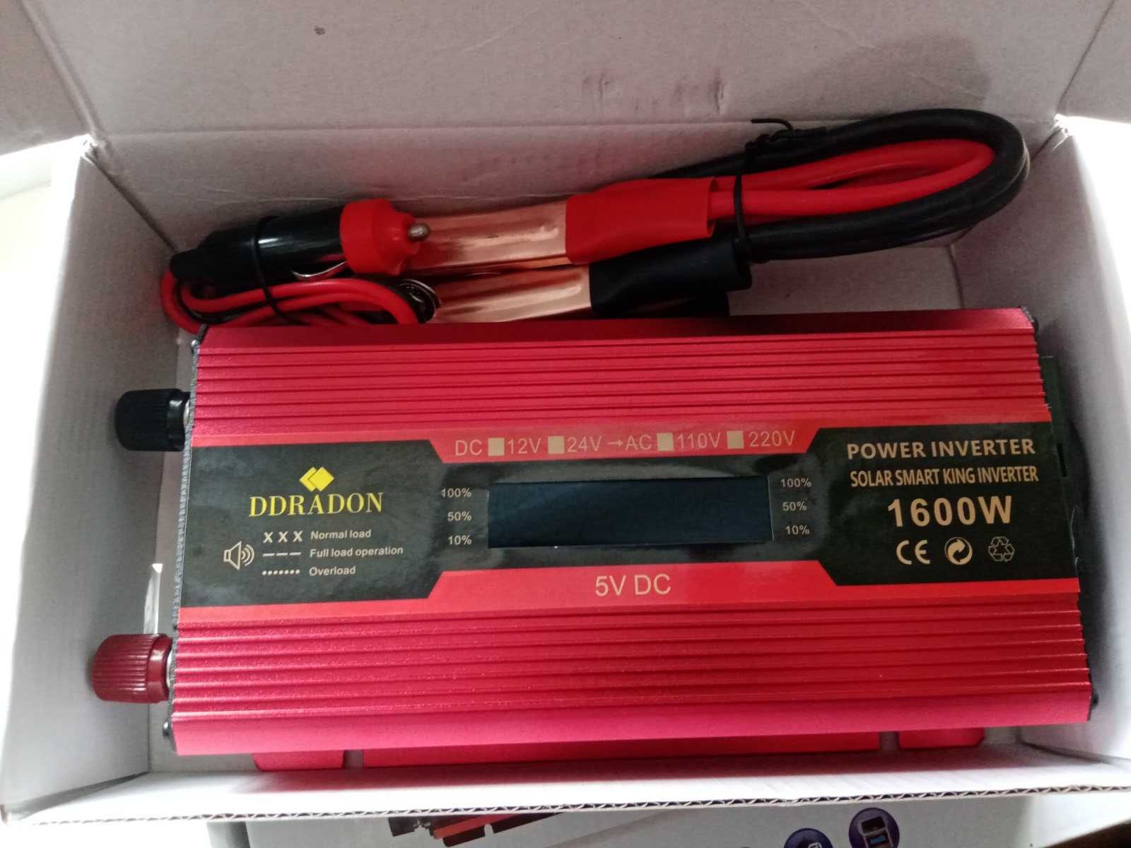 Инвертор, преобразователь 12-220V 1600W, модифицированный синус