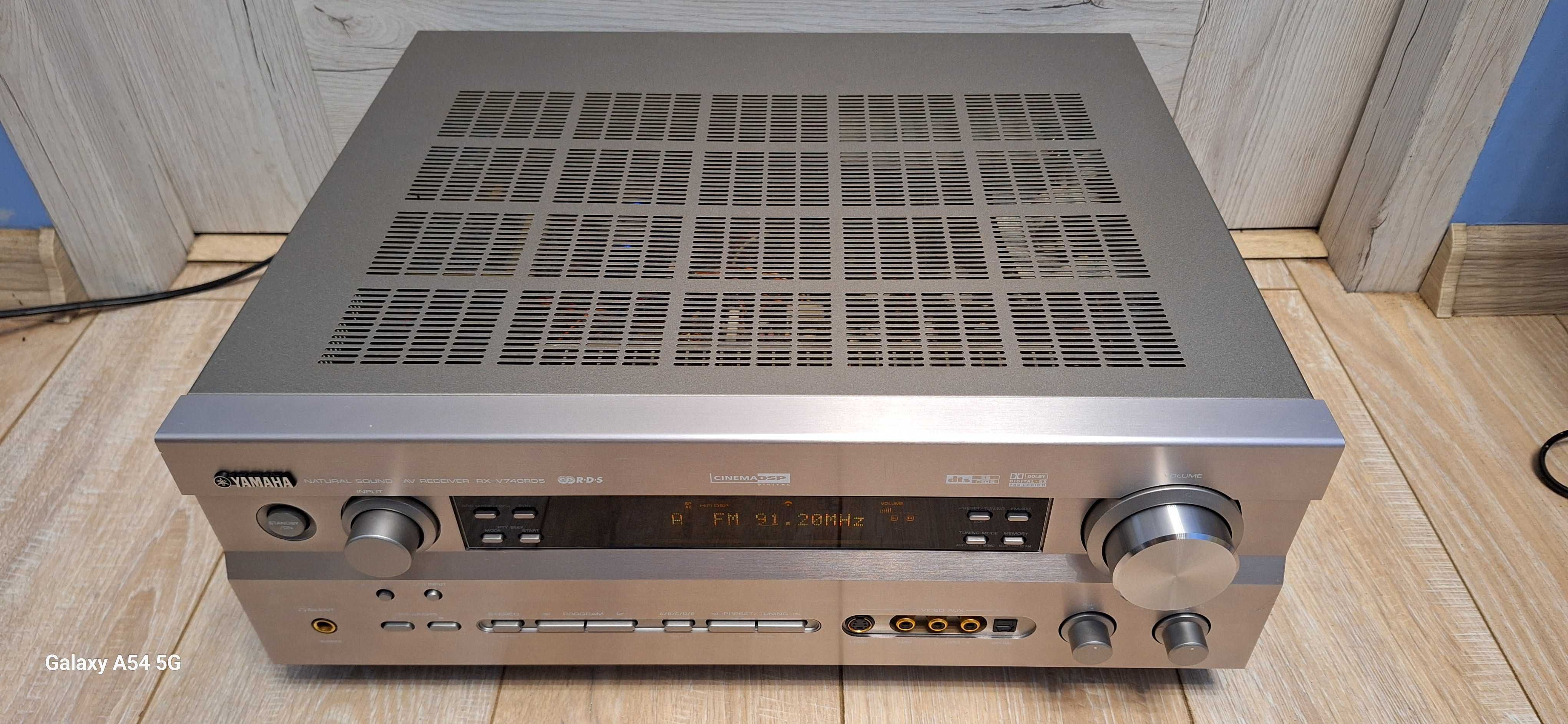 Amplituner YAMAHA RX-V740RDS ! Szampan ! IDEALNY ! BDB Stan !