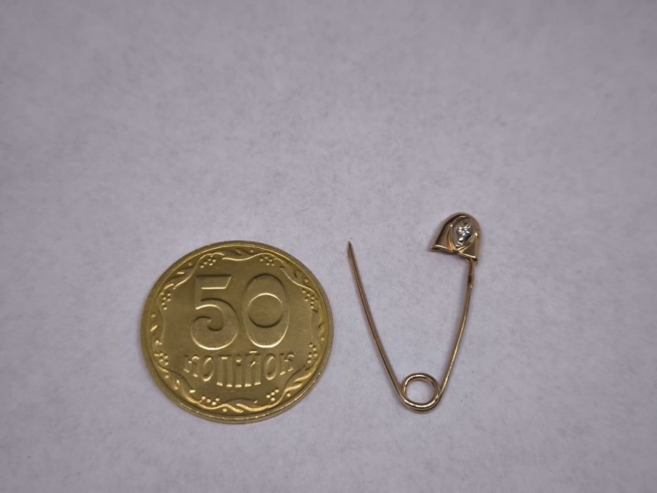 Булавка золотая. Вес0.71