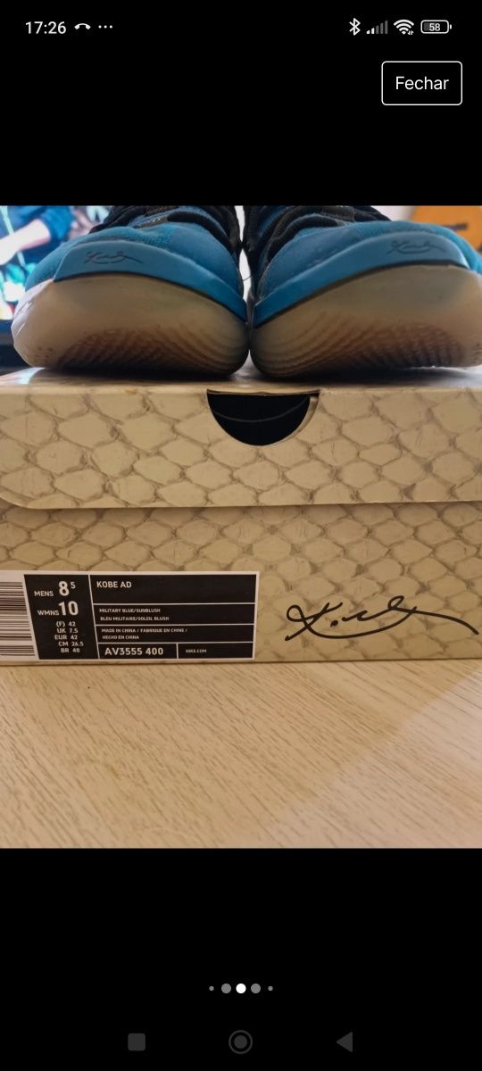 Sapatilhas Nike Kobe Ad