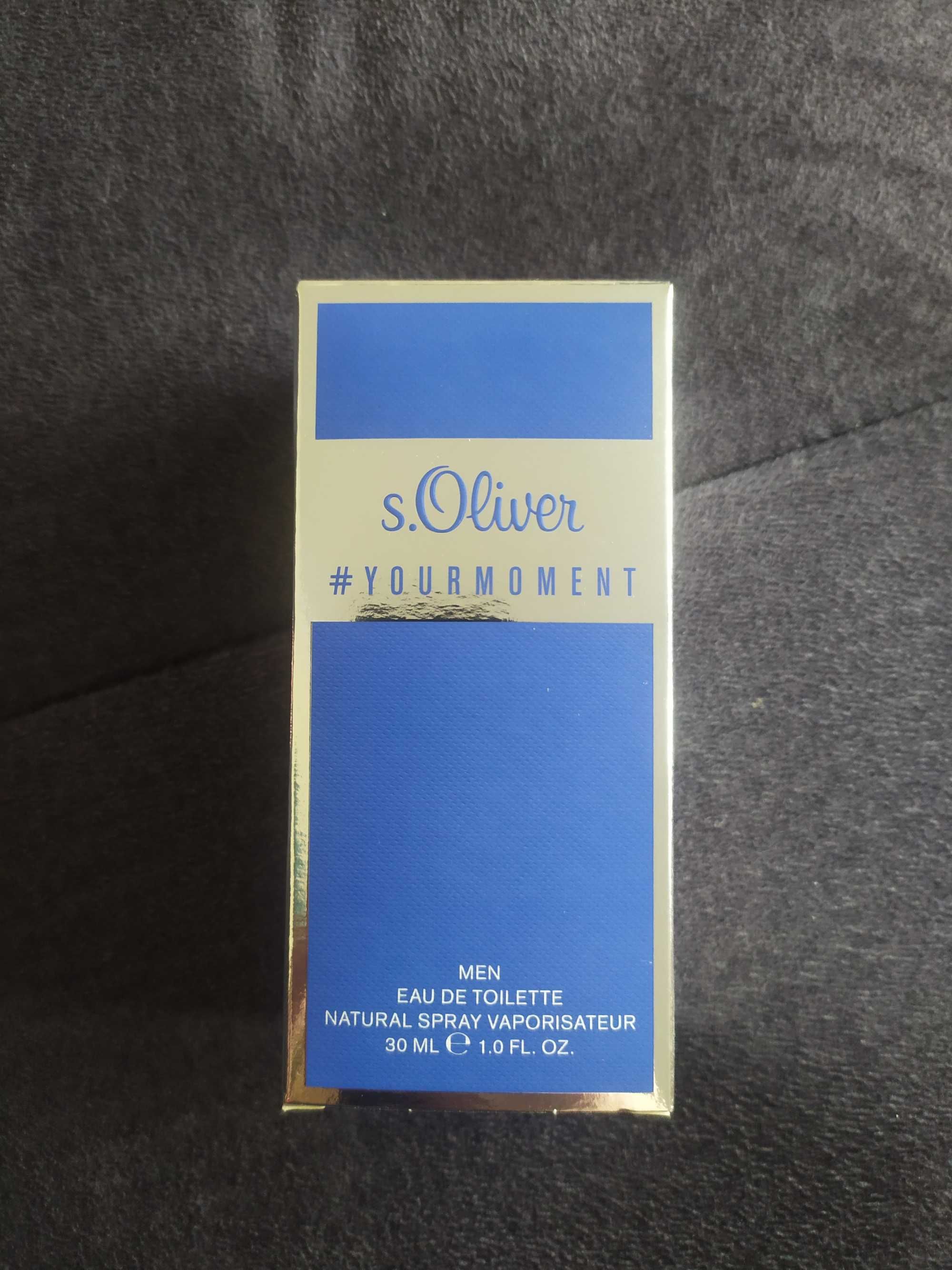 Nowa woda toaletowa męska s'Oliver #yourmoment 30 ml