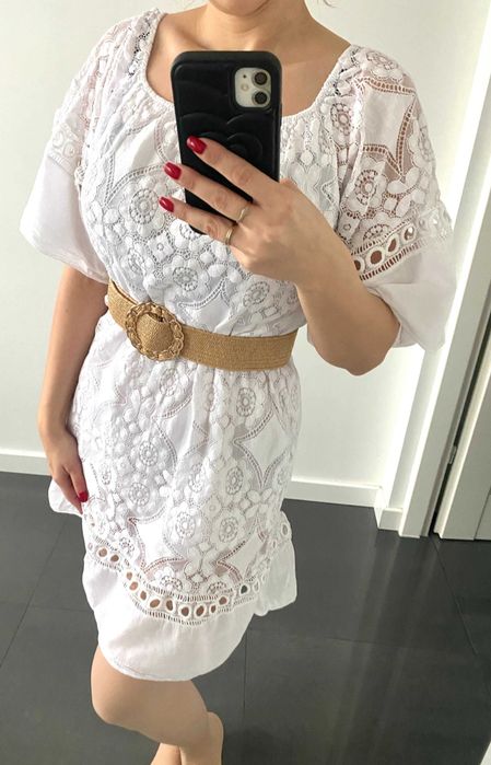 Sukienka Boho /tunika plażowa r.S/M 2w1 + Gratis tunika turkus r.S