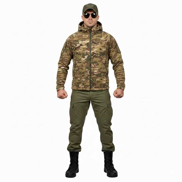 Кофта флісова з капюшоном Cloud-Tac Gen4 Мультикам ‼️ Є РОЗМІРИ ‼️