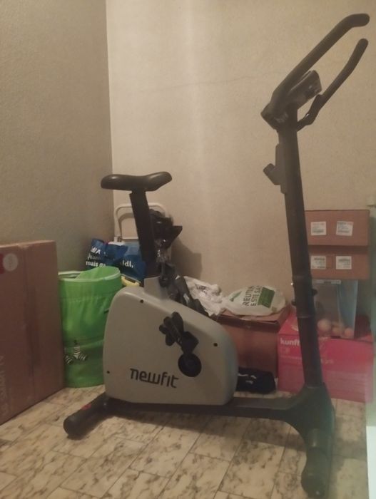 Bicicleta Estática a Funcionar.