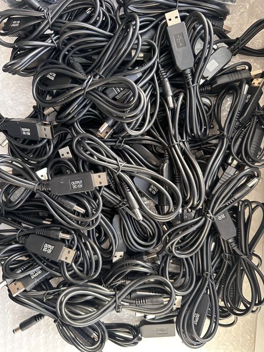 Кабель для роутера от Павербанк 12v - DC 5.5х2.1 - Интернет без света